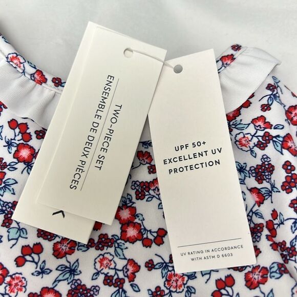 Janie and Jack 100049091 Baby Recycled Floral Rash Guard Swimsuit size 0-3 m NWT - Picture 5 of 12